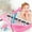 Pink PK, variant on Usmixi Holiday Gift 37 Keys Electronic Organ with Mini Microphone Children Piano Musical Instrument Kids Learning Puzzle Early Education Toys Gift