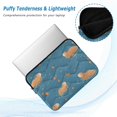 thumbnail image 2 of FORMRS 13-13.3 inch Laptop Sleeve Case Soft Carrying Quilted Computer Bag Cover, Capybaras Swimming, 2 of 7