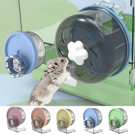 

Cheers.US Silent Hamster Exercise Wheels -- Premium ABS Material Non-slip Spinner Running Wheel for Hamsters Gerbils Mice and Other Small Animals