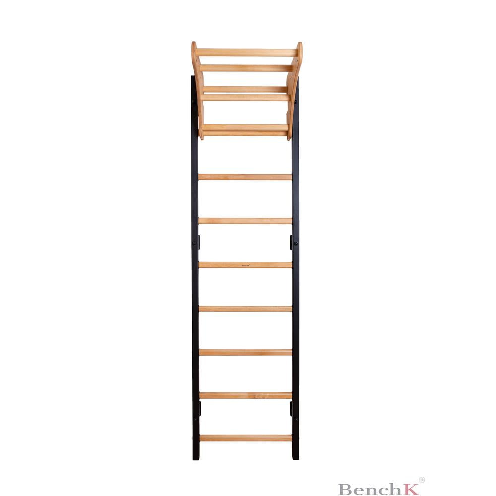 Wall bars BenchK 711B with wooden pull up bar BenchK wall bars with