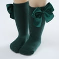 thumbnail image 3 of Baby Girls Knee High Socks Toddler Big Bow Breathable Dress Socks Little Girls Cotton Tube Stockings for Newborn Infant 0-3 Years (1/4/6/10 Pairs), 3 of 7