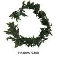 thumbnail image 3 of 6ft Christmas Garland, Realistic Soft Pine Vine Garland,Thick and Lush Artificial Cedar Garland for Christmas Winter Home Staircase Mantel Fireplace Window Holiday Party Decor,Green/1PCS, 3 of 6