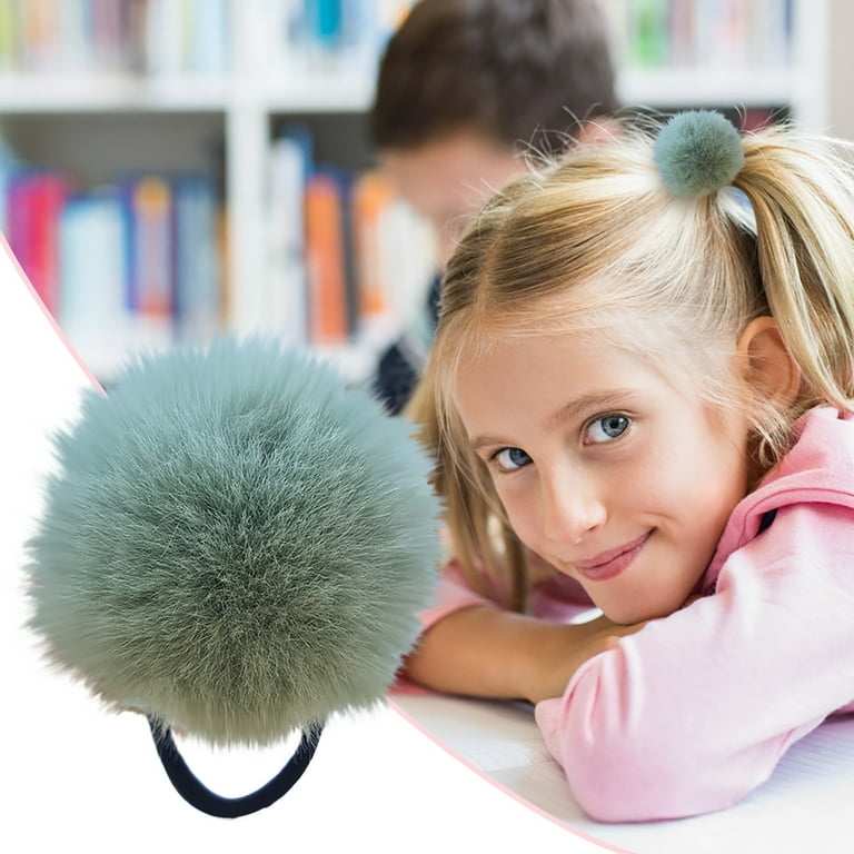 Pom pom hair ties for toddlers discount