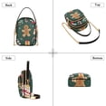 thumbnail image 3 of FORMRS Crossbody Bag for Women Quilted Travel Shoulder Cell Phone Purse with Chain Strap Handbag, Green Christmas Gingerbread, 3 of 7