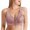 Pink, variant on TEVEQ Front Closure Bras for Women Seamless Wireless Push Up Bra No Underwire Full Coverage Comfort Bras Lace Bra with Large Cup Comfortable and Breathable with Back Vented Design Green 36
