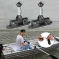 thumbnail image 4 of 2 Pieces Universal Oar Holder Paddle Lock Support for Inflatable Boats Dinghy Rafts Kayaks Canoes, 4 of 10