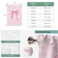 thumbnail image 6 of Pink Bow Balloon Curtains for Bedroom/Front Door/Bathroom, Cute Watercolor Girls Cartoon Luxury Tie Up Curtains 63 Inch Length Light Filtering Kitchen Curtains Shades for Windows 46"x63", 6 of 8