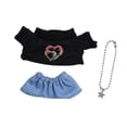thumbnail image 4 of 3x Camiseta de muñeca con jeans y collar Ropa de muñeca para niña Accesorios de muñeca lindos hechos a mano Conjunto de muñeca para regalo de Dills de y verde, 4 of 8