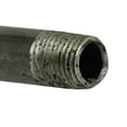 thumbnail image 2 of 6-Inch Long 1/4-Inch Male NPT Steel Nipple Pipe All Black Durable Design 57030, 2 of 3
