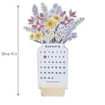 thumbnail image 3 of Teissuly 2024 Creative Flower Desk Calendar, Vase Shaped New Year Monthly Calendar Planner Teissuly WER2023112004583, 3 of 8