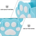 thumbnail image 4 of Miangastore Porte-Stylo Style Chat Colle Flexible PVC Bleu Lot de 1 4.3x3.9x3.5in, 4 of 8