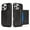 Black, variant on Case for iPhone 16 Pro Wallet Case with Detachable Folio Card Holder [RFID Blocking], Kickstand, Magnetic Back Case Compatible with Mag-Safe, Protective Cover for iPhone 16 Pro, Gray