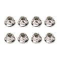 thumbnail image 3 of M4 Nylon Lock Nut, High Strength Wheel Lock Flange Nuts Steel Excellent  For Granite 3S Black,Silver, 3 of 8