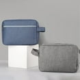 thumbnail image 3 of Toiletry Bag Zipper Closure Smooth Opening Lanyard Strong Load-bearing Stain Resistant Space-Saving Toiletry Pouch Travel Accessory, 3 of 8