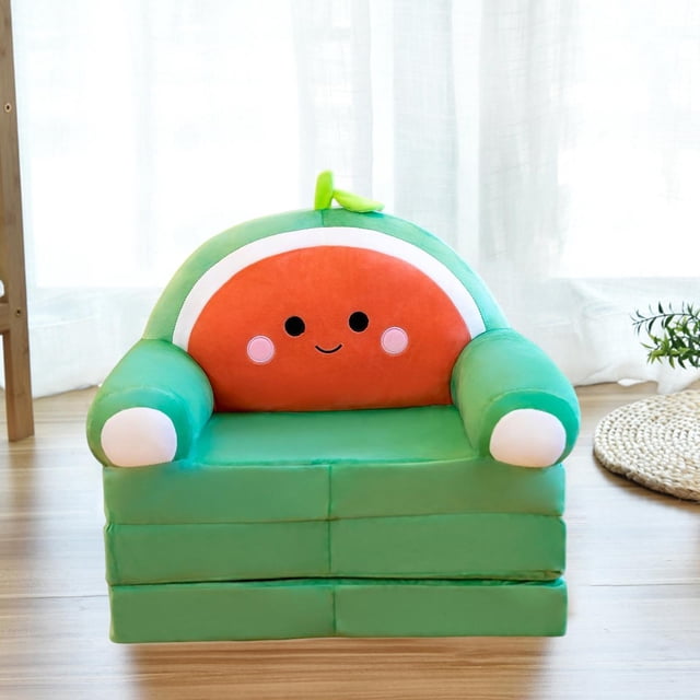 Sofá plegable para niños pequeños, sillón, funda protectora para muebles, , duradero, para niños, funda plegable para sofá , accesorios , Sandía Macarena Funda elástica