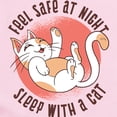 thumbnail image 2 of CafePress - Sleep With A Cat Body Suit - Long Sleeve Cotton Baby Bodysuit, 2 of 4