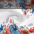 thumbnail image 6 of 4th of July Floral Cloth Napkins, Blue Red Independence Day Stars Washable and Reusable Dinner Napkins Set of 6, Table Napkin for Kitchen Party Birthday Wedding Hotel Housewarming 20"x20", 6 of 9