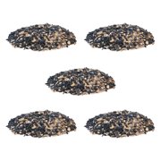 Divine Blend Wild Bird Seed Mix, 25 lbs - Premium Low-Waste Seed with 65% Black Oil Sunflower, Safflower, Millet & Peanuts, High-Energy Mix for Tube, Hopper & Platform Feeders, Carry Handle Bag