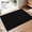 All Black, variant on Non-Slip Microfiber Bath Mat 20"x32" Soft Absorbent Bathroom Rug, Stylish Washable Shower Floor Mat, White