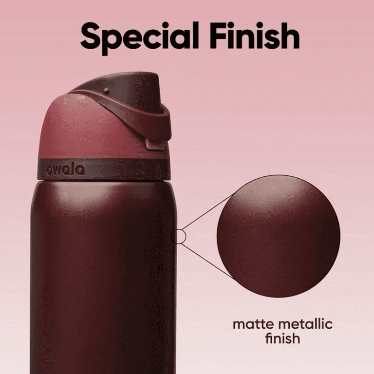 Owala Freesip 32oz Insulated Stainless Steel Water Bottle - Black