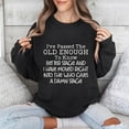 thumbnail image 2 of Jinhomg Womens 2025 Fashion Sweatshirt Cute Letter Print Pullover Oversized Comfy Long Sleeve Drop Shoulder Tops Casual Daily Wear Seasonal Sale Black M, 2 of 6