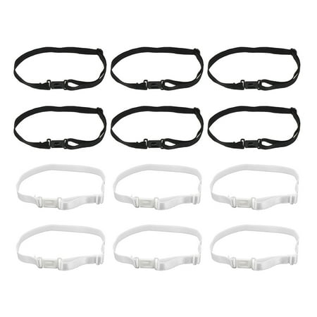 

Bow Tie Elastic Strap Extension Band Belt Adjustable Neck Straps Bands Bowtie Polyester Pre Tied Knot Clips Black