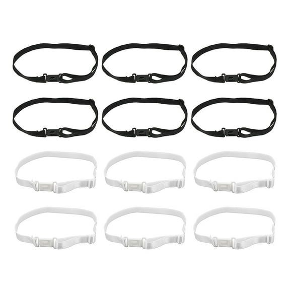 KAKOWELY Sangles de Nœud Papillon 20 Pcs Sangles de Nœud Réglables Sangles d'Extension de Nœud Papillon Utiles Sangles Élastiques 18.11"X0.39"X0.12 Pouces