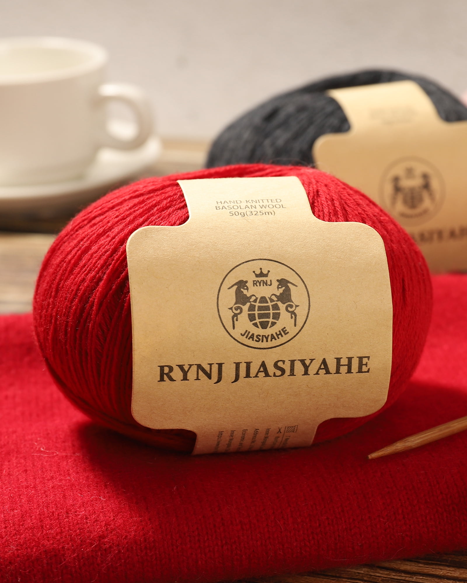 Wool Yarn - Soft 4-ply(1.5mm) Worsted Yarn for Crocheting and Knitting - 1.76oz/50g Anti-Pilling Wool Yarn with 16 Colors, Home Necessity for DIY Crafts