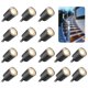 thumbnail image 1 of Pack de 16 focos LED empotrables - 12V - IP67 - 0,6W - Diámetro: 32mm - Para uso interior y exterior - 2800K - Blanco cálido, 1 of 5