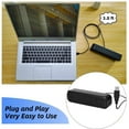 thumbnail image 2 of Mini Desktop Speaker - 3W, USB Powered, 1.2m Cable, Passive Radiator for Bass, Compatible with Windows/Mac, Plug & Play, Compact Multimedia Audio, 2 of 6