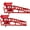 Red, variant on Garvee 2 PCS Hydraulic Car Truck Service Ramps,12000lbs (5T) Load Capacity, Portable High Lift Ramps for Oil Changes, Adjustable Height, Car Lifts for Home Garage,Vehicle Auto Garage Repair, Red