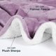 thumbnail image 3 of Colcha Utopia, cama Sherpa, tamaño king, lila, 229 x 259 cm, 3 of 8