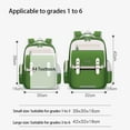 thumbnail image 2 of gcong Cloud Glow In The Dark School Backpack For Grade 1-6 Lightweight Supportive Ergonomic Design With Waist Strap Brown, 2 of 8