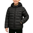 thumbnail image 2 of FAIWAD Puffer Jacket for Kids Zip up Hooded Quilted Jacket School Daily Winter Coat for Boys Girls, 2 of 6