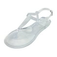 thumbnail image 1 of Sandales pour Femmes avec Strass Boucle Ronde Chaussures Décontractées pour Toute Occasion, 1 of 2