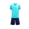 thumbnail image 2 of Kids Soccer Team Jersey Ndbuld Children's Solid Color Football Suit Set Campus Sports Games Performance Matches Training Uniforms Jerseys Kids, 2 of 6