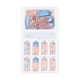thumbnail image 2 of Uñas postizas, uñas postizas, regalos para mujeres, uñas de larga duración, uñas francesas puntiagudas, parche de flores para uñas, esencia de cuidado, 2 of 2
