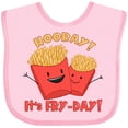thumbnail image 3 of Inktastic Hooray It's Fry-Day with Cute Fries Boys or Girls Baby Bib, 3 of 4