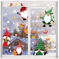 thumbnail image 3 of Pegatinas de ventana transparentes de vinilo impermeables de Navidad decoración del hogar, pegatinas de pared navideñas transparentes para decoraciones de habitación de niños, 3 of 4