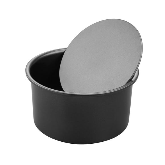 Moule à Gâteau Rond, Antiadhésif 6 Pouces avec Fond Amovible en Mousseline