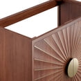 thumbnail image 6 of Modway Daylight 36" Solid Mango Wood Bathroom Vanity Cabinet in Walnut, 6 of 7