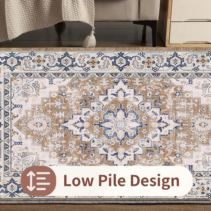 TECHVIDA 5x7 Area Rugs for Living Room Rugs, Modern Abstract Machine Washable Vintage Rugs,Non Slip Carpet,Modern Carpet for Bedroom Dining Room Farmhouse Home
