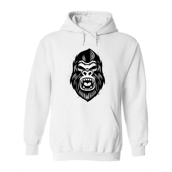 Tribal Gorilla Hoodie Women -Image by Shutterstock, Female Medium