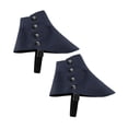 thumbnail image 3 of Fundas para botas de pirata medievales, accesorios para disfraces de Halloween góticos, fundas para calzado Gris, 3 of 8