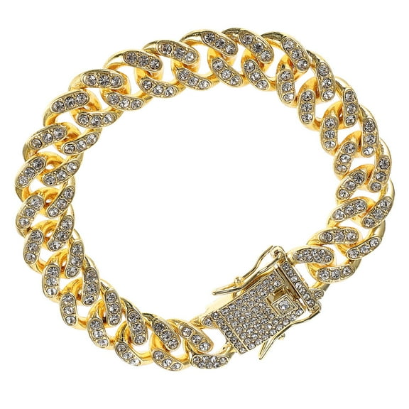 FRCOLOR 1Pack Exquisite Metal Dog Chain for Cat and Dog 16.00X1.20X1.00CM