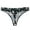 Black, variant on Odeerbi Sexy Thong Underwear for Women 2025 Fashion Comfortable Flower Leopard Print Low Waist Seamless G-string Panties Black