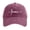 Wine, variant on Cross Baseball Cap for Women Men Vintage Adjustable Washed Christian Hat with Jesus Faith Design