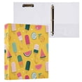 thumbnail image 6 of Three Ring Binder Lovely Summer Theme 1.5 Inch Round Binder D-Rings for Office Supplies and More, 6 of 10