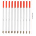 thumbnail image 1 of Charif de pêche, pêche Bobber 10 PCS Flats en plastique Flacing Bobber Stick Tube à usage multiple Bobber Bobber Fish Fish Feed Braits Accessories Kit2.0 Transparent, 1 of 7