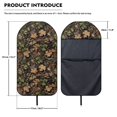 thumbnail image 5 of Bulopur Camo Hunting Branch Car Seat Cover Towel Waterproof Front Seat Cover for Summer Non Slip Athletic Towel for Outdoor Camping Fit SUV Sedan Truck, 5 of 8